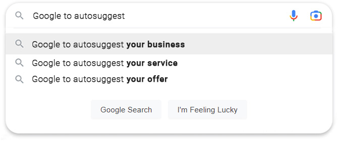 Google Autosuggest Box