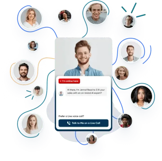 Aura 2.0 Jenna Avatar in chatbot window
