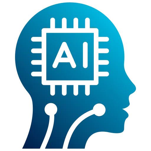 head with AI 